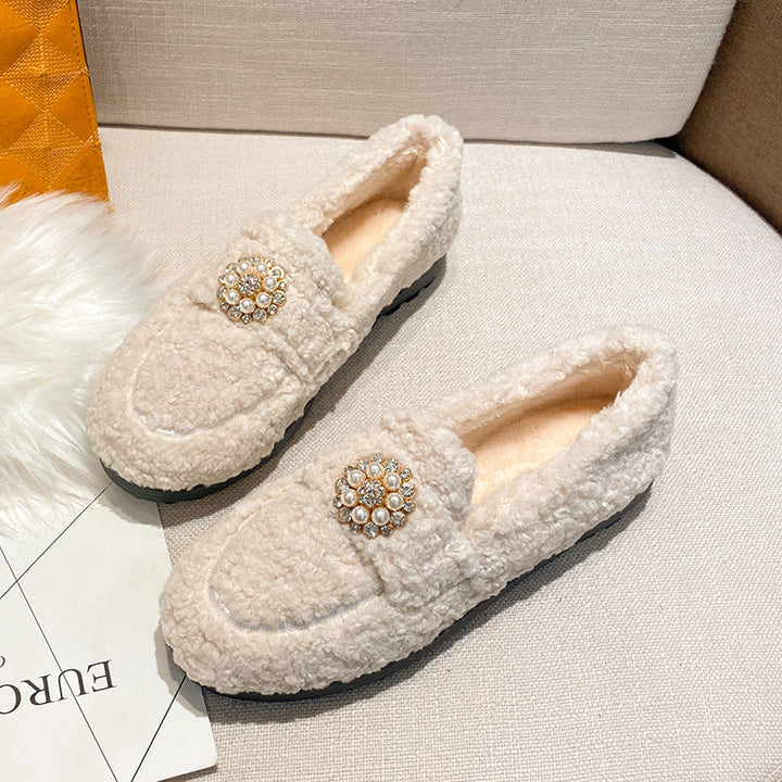 KATY | Ultra Comfortable Teddy Loafers