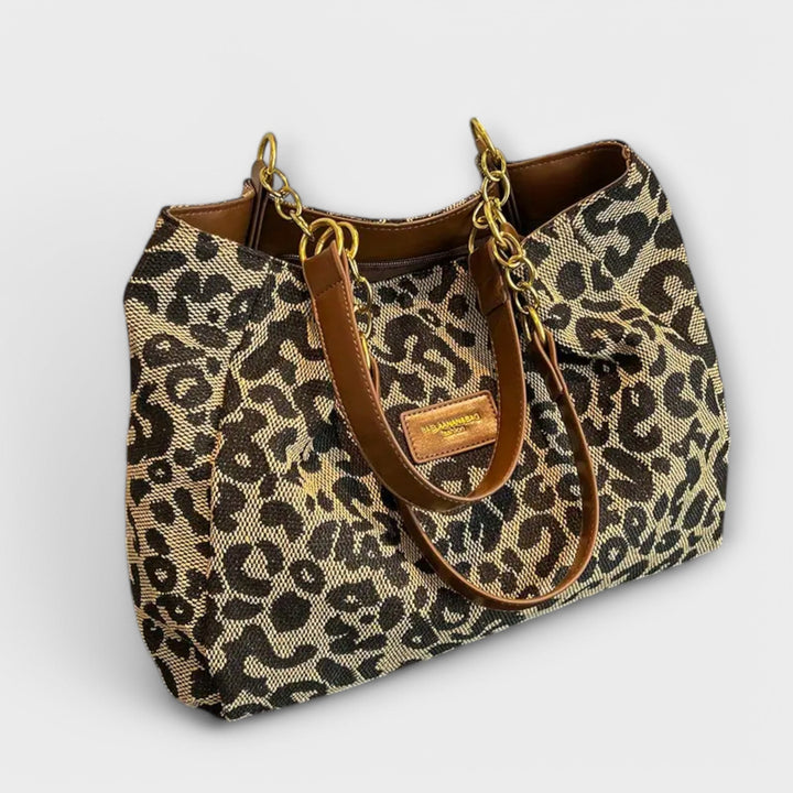 Josephine - Leopard Canvas Tote