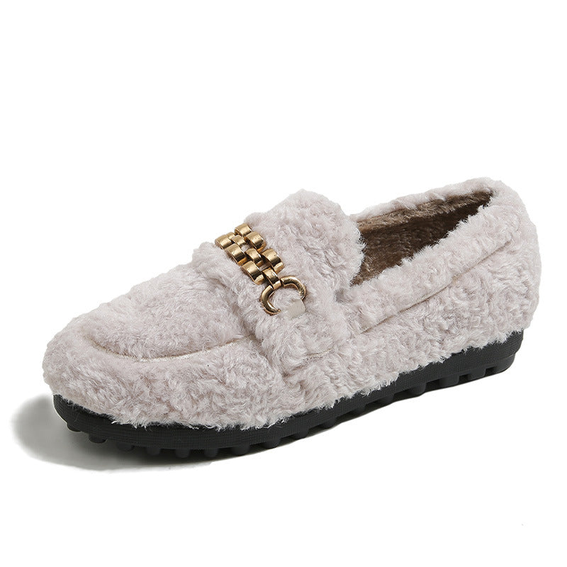 GLADYS| Ultra Comfortable Teddy Loafers
