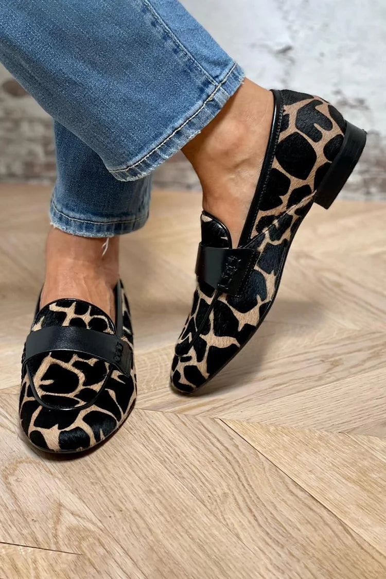 Vaylira | Animal Print Loafer With Elegant Detail