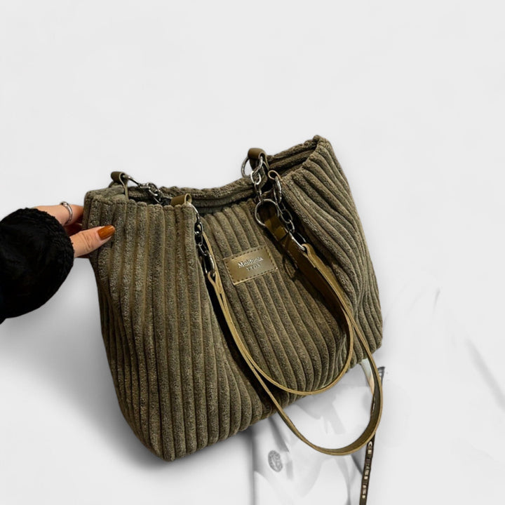 Lucy - Soft Cord Shoulder Bag
