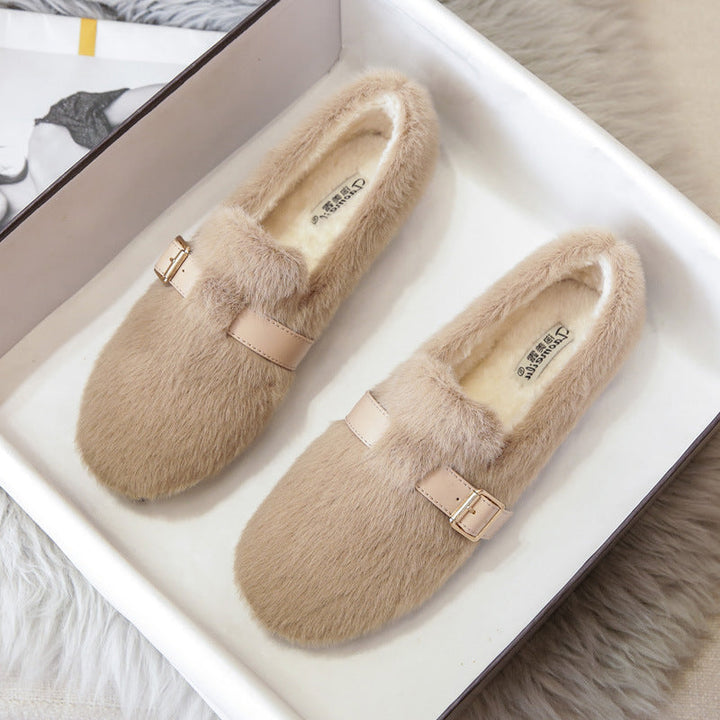 CLAUDIA | Ultra Comfortable Faux Fur Loafers