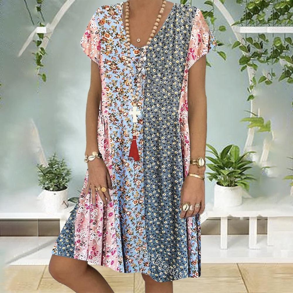 Soleil | Boho Floral Summer Dress