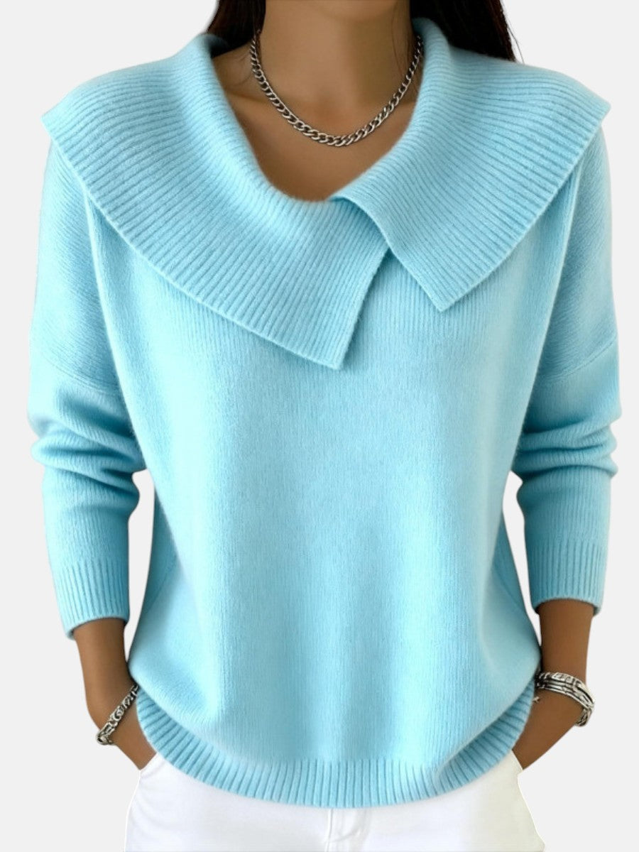 Lucia | Warm Sweater with Soft Collar