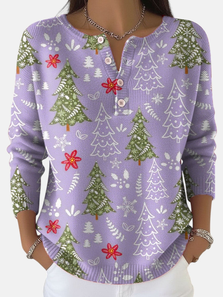 Sofie | Christmas Jumper with Buttons