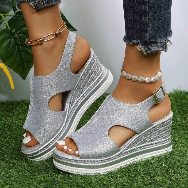 Marivelle - Relaxed Wedge Sandals