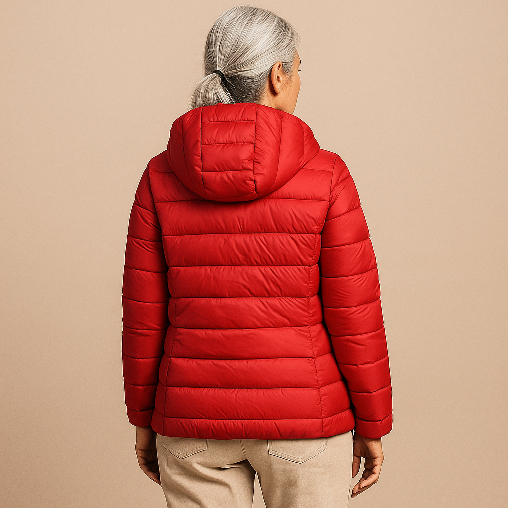 Ruth & Eleanor™ |  Hooded Puffer Jacket - Red