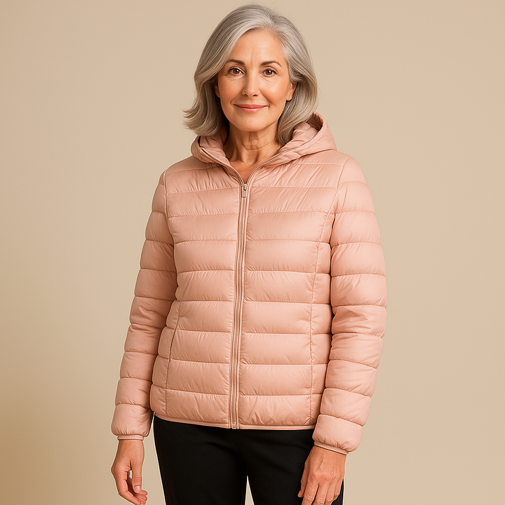 Ruth & Eleanor™ | Hooded Puffer Jacket - Light Pink