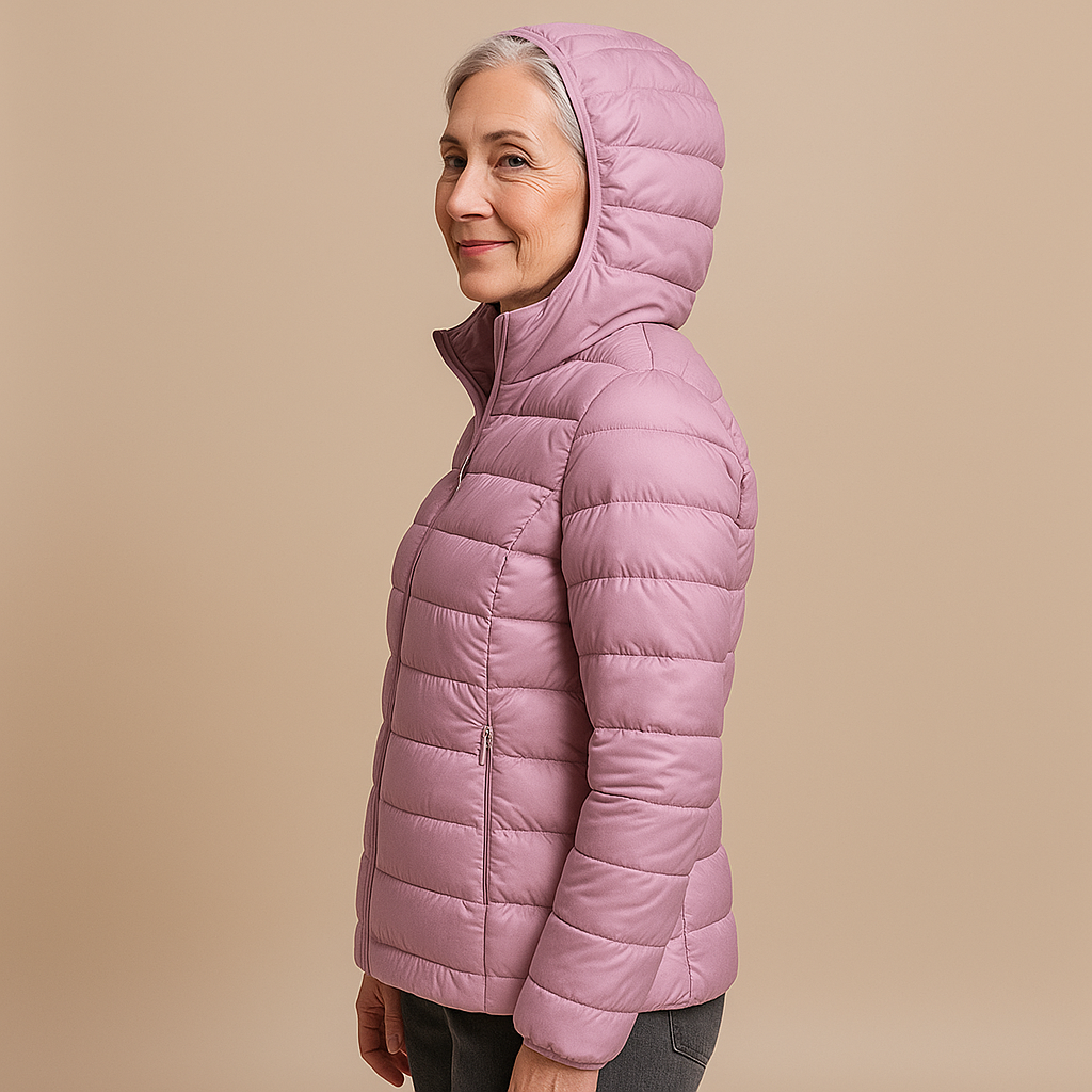 Ruth & Eleanor™ | Hooded Puffer Jacket - light purple