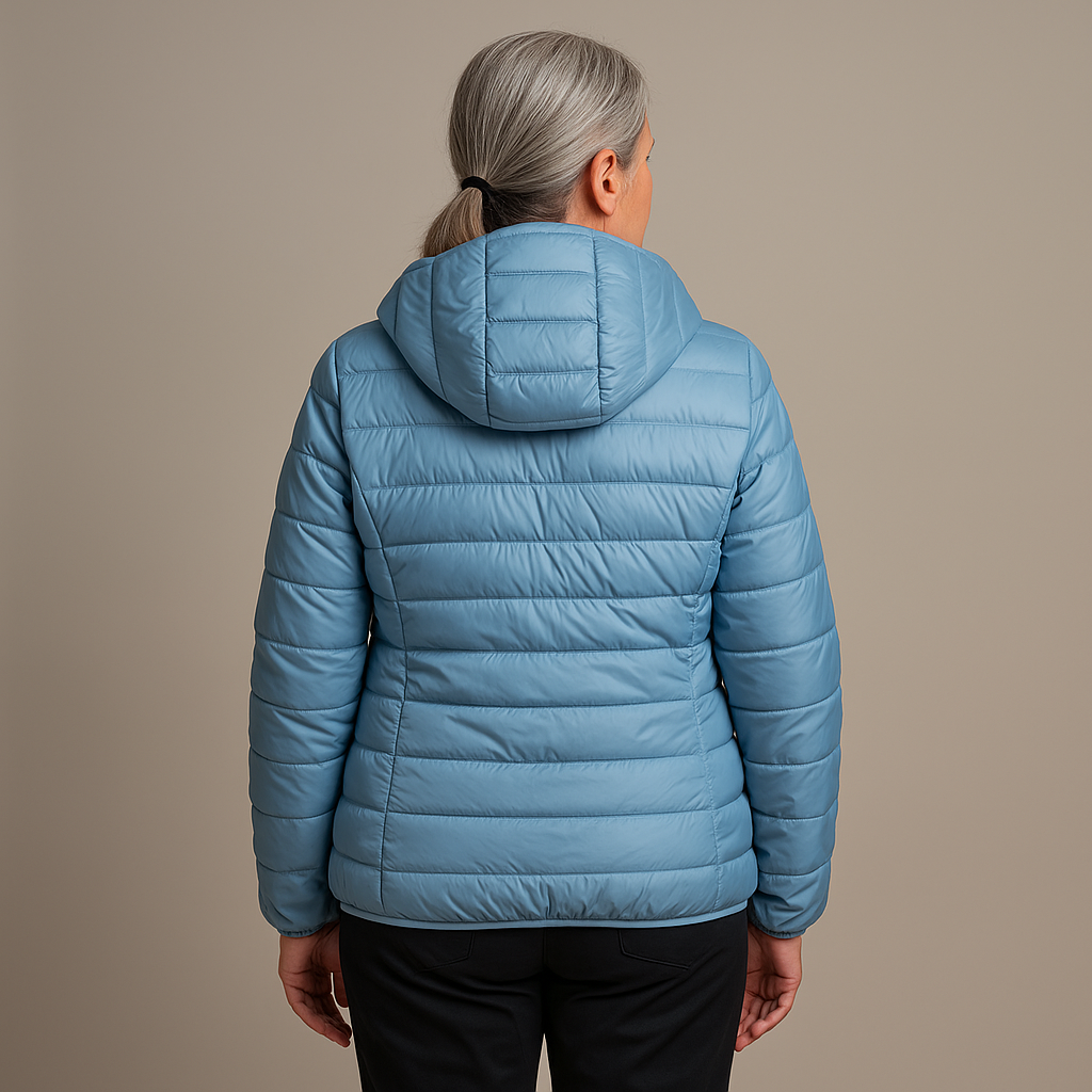 Ruth & Eleanor™ | Hooded Puffer Jacket - Heavenly Blue