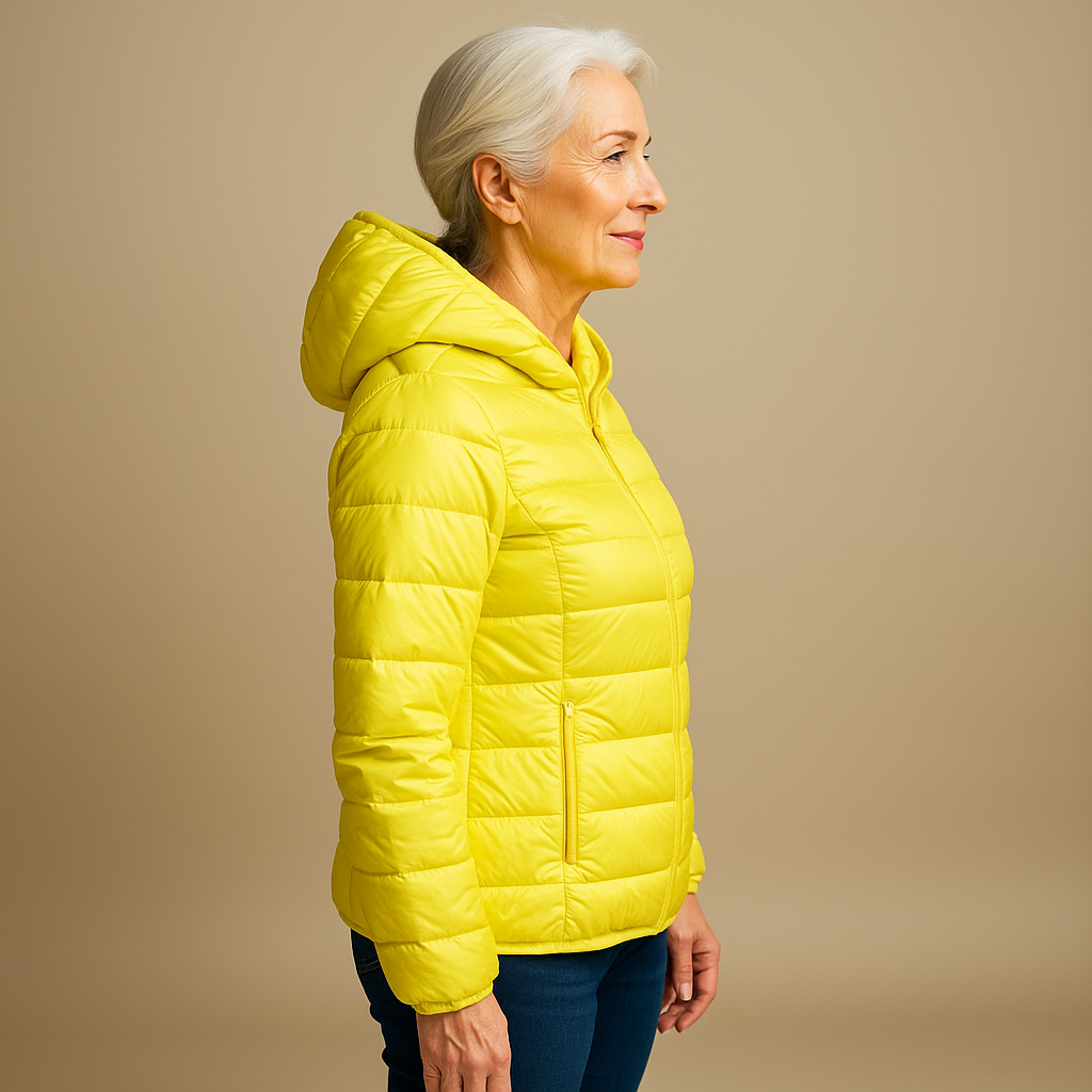 Ruth & Eleanor™ | Hooded Puffer Jacket - Yellow