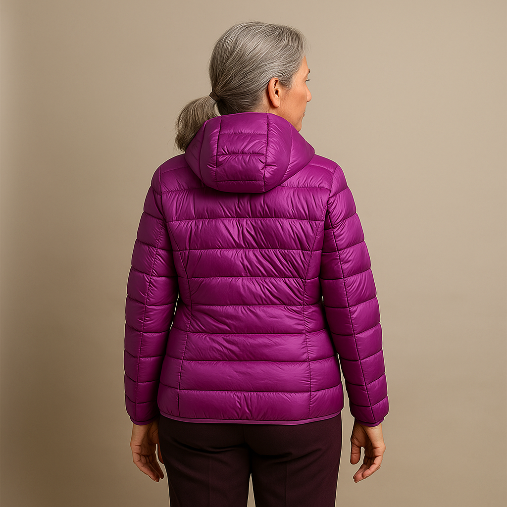Ruth & Eleanor™ | Hooded Puffer Jacket - Purple