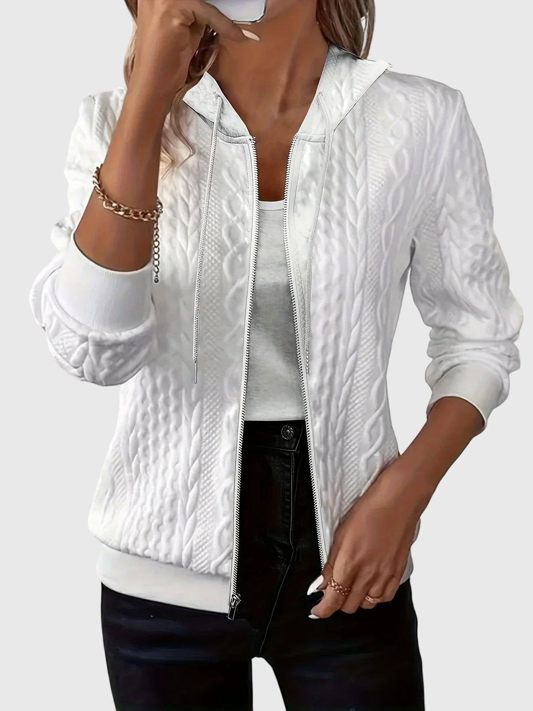 Maxine | Zippered Hoodie