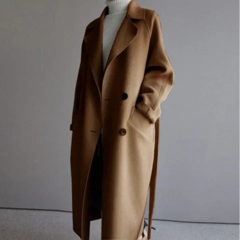 Adela | Elegant Long Overcoat