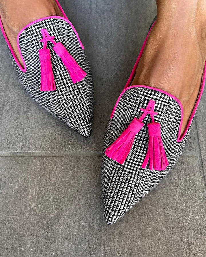 Saylor™ | Fluo Fringe Loafers