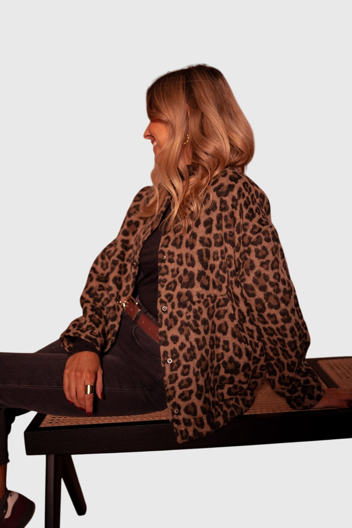 Leonora | Chic Leopard Print Jacket