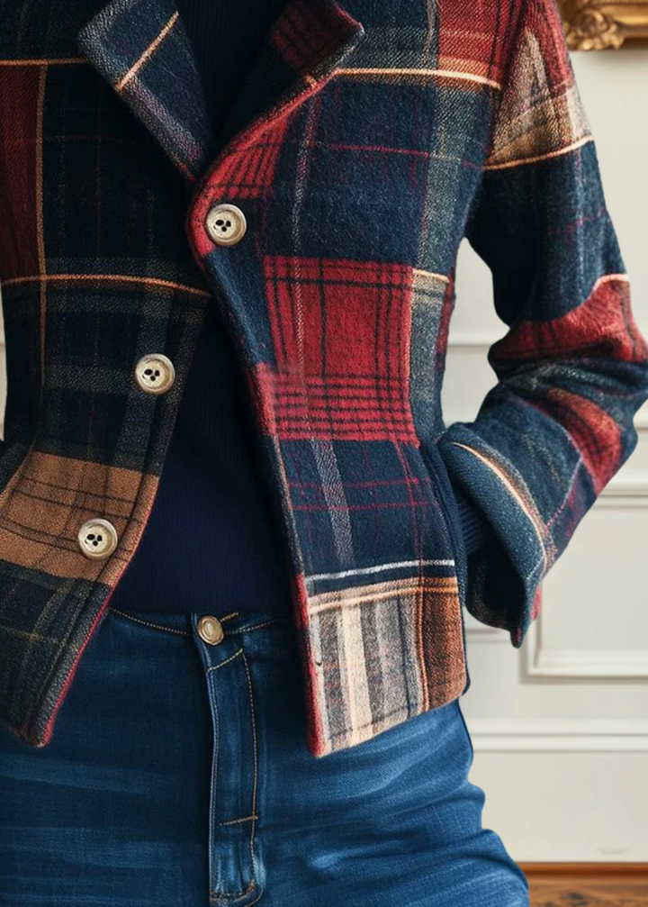 NATALIE | TRADITIONAL PLAID COAT