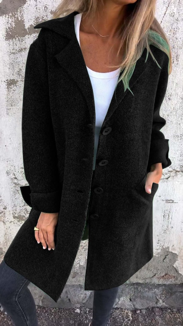 Aaliyah - Cozy Button Coat