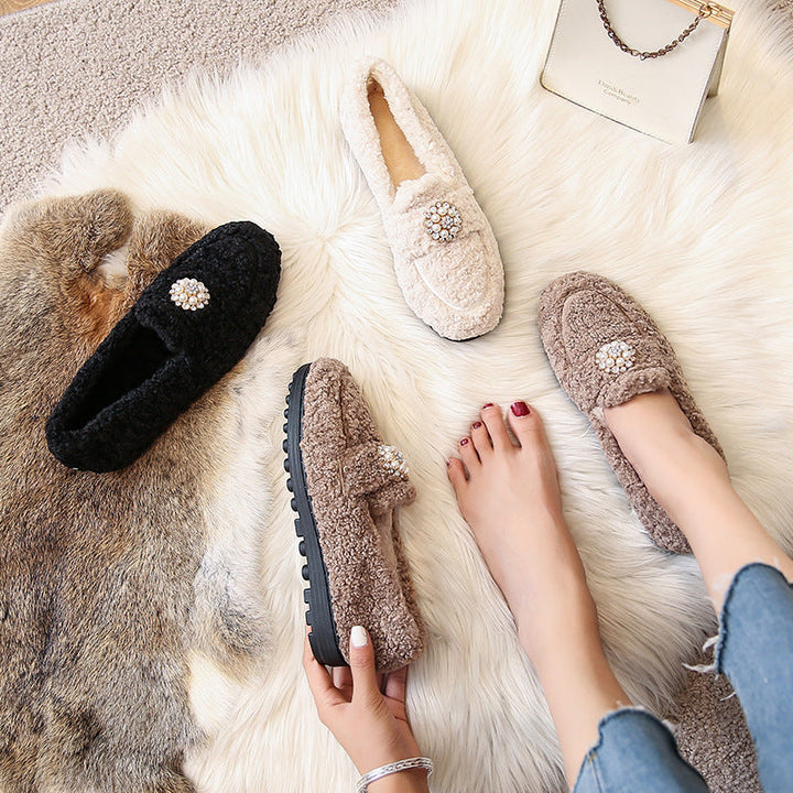 KATY | Ultra Comfortable Teddy Loafers
