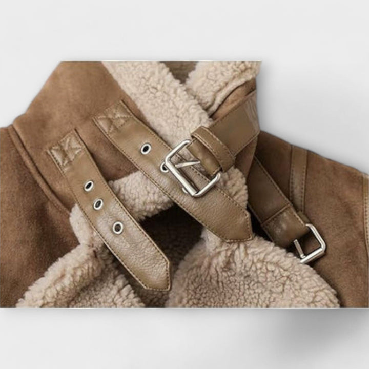 Aurora | Aviator Shearling Jacket