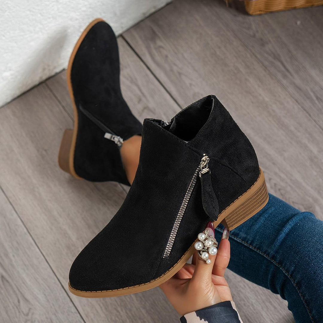 Daina - Casual Zip-Up Boots