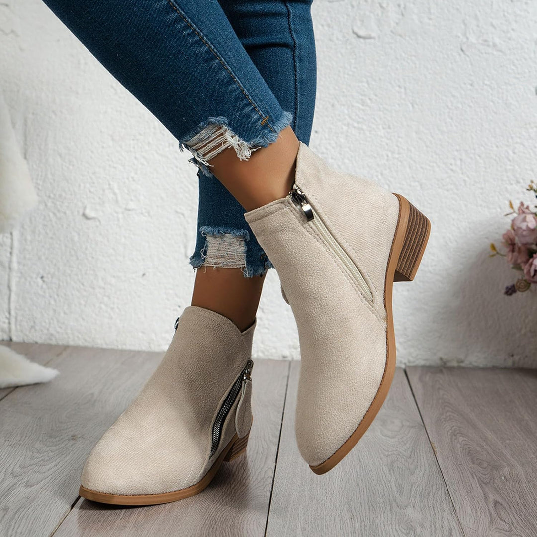 Daina - Casual Zip-Up Boots