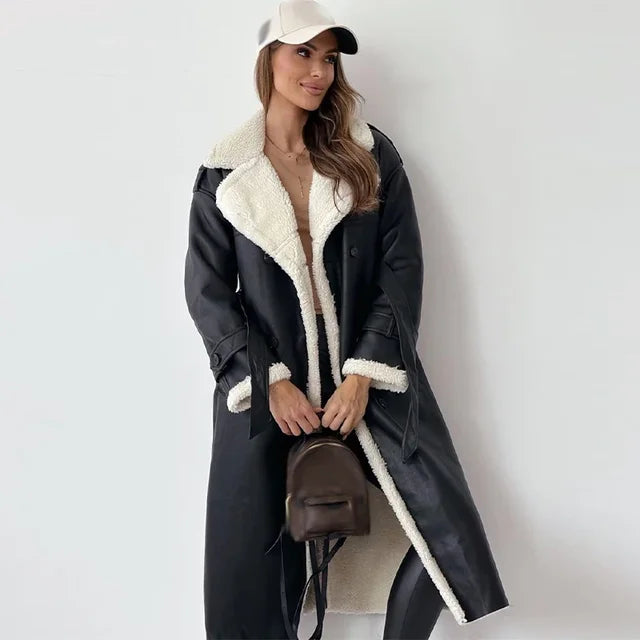 Vivianne - Elegant Shearling Jacket