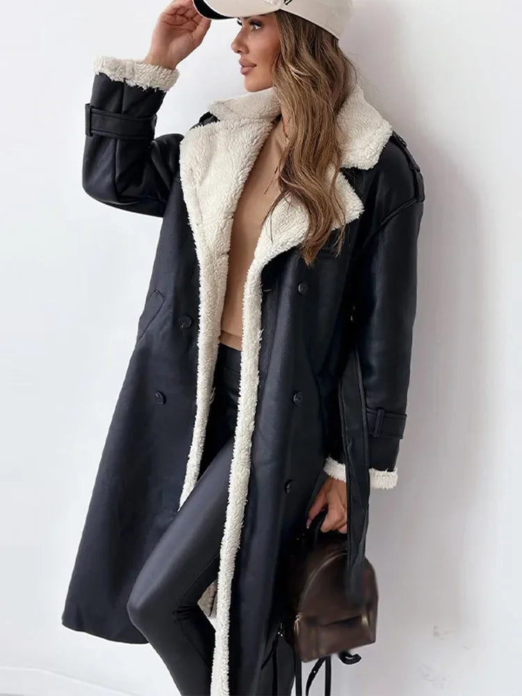 Vivianne - Elegant Shearling Jacket