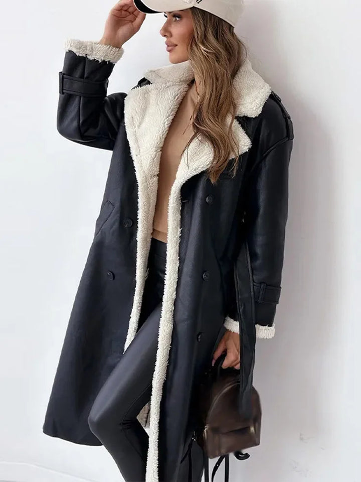 Vivianne - Elegant Shearling Jacket