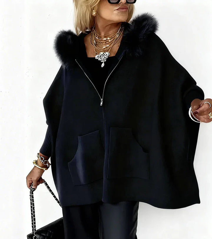 ARABELLE™ | Casual Hooded Coat with Fur Collar