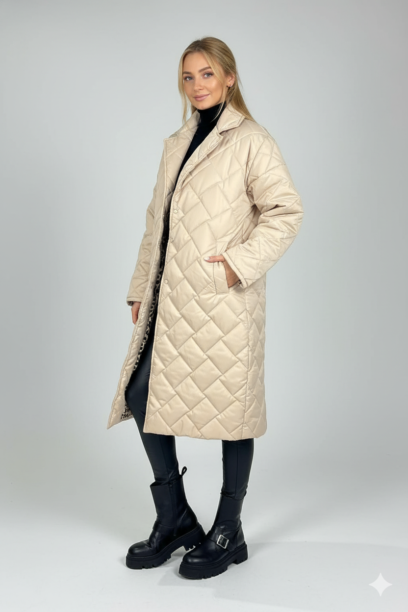 Emery™ | Stylish Mid-Length Leopard Jacket