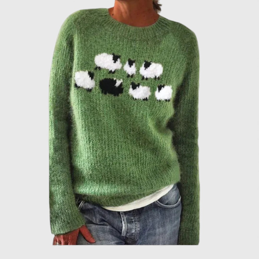 Emy - Comfortable Retro Sweater