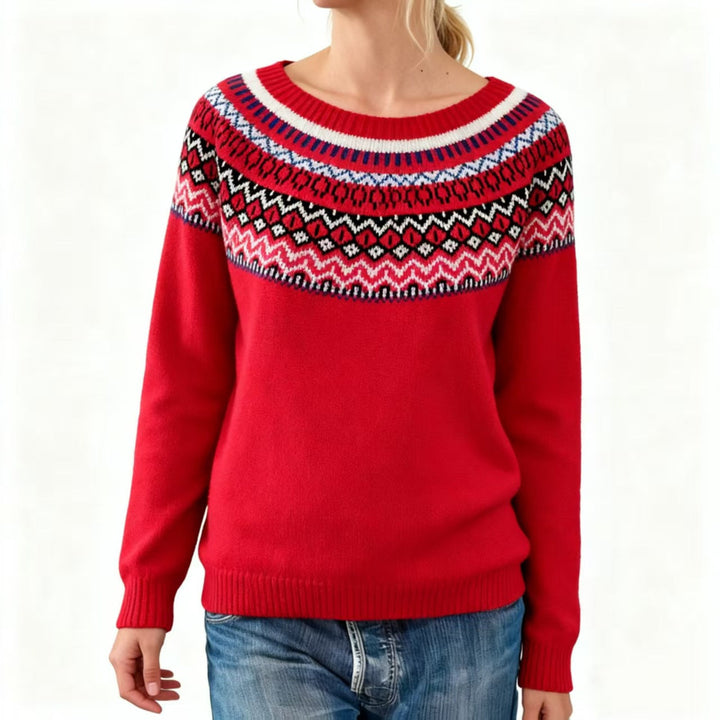 Eleanor™ | Winter Pattern Sweater
