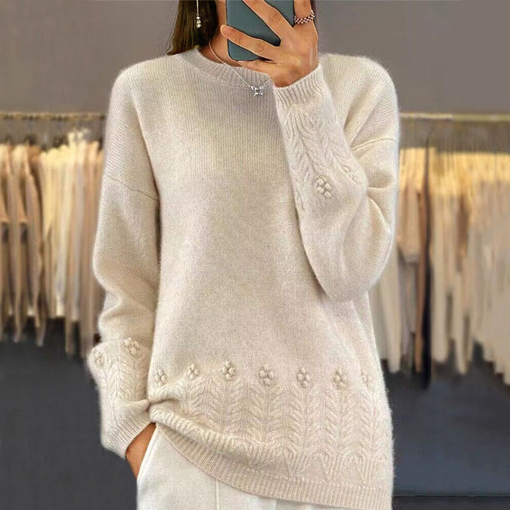Eleanor™ | Floral Knit Sweater