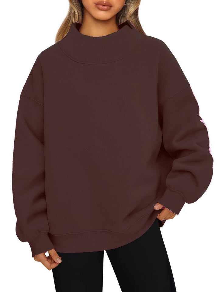 Eleanor™ | Essential High Collar Sweatshirt