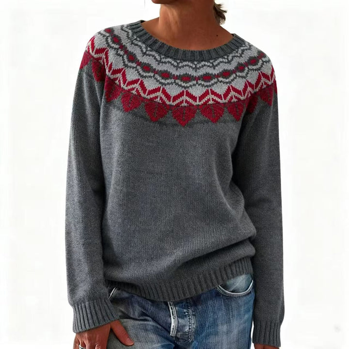 Eleanor™ | Winter Pattern Sweater
