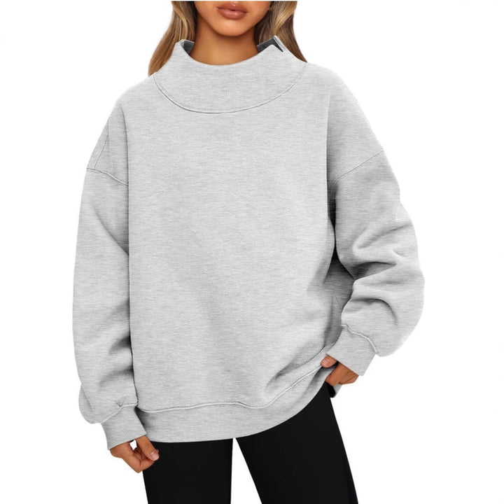 Eleanor™ | Essential High Collar Sweatshirt