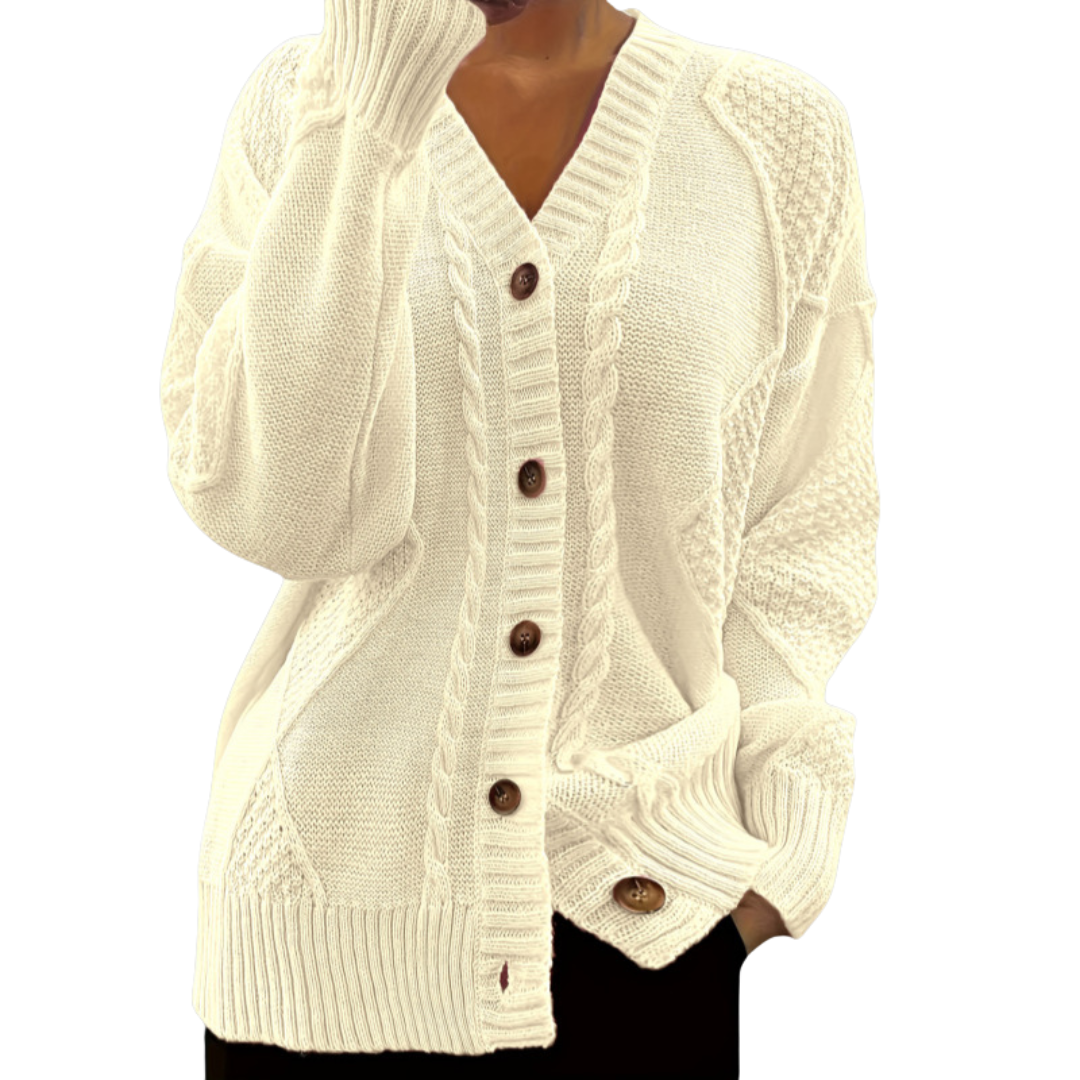 Eleanor™ | Cable Knit Cardigan