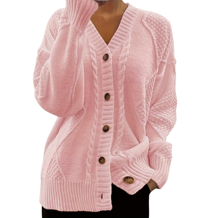 Eleanor™ | Cable Knit Cardigan