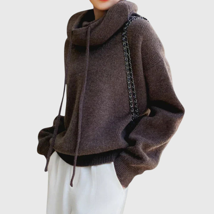 Eden - Drawstring Turtleneck Sweater