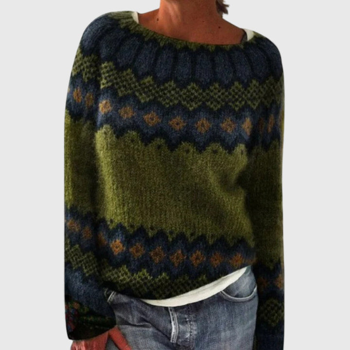 Emy - Comfortable Retro Sweater