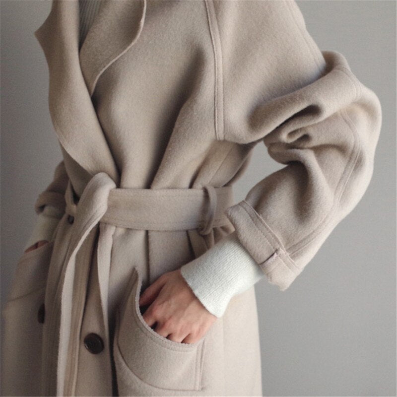 Adela | Elegant Long Overcoat