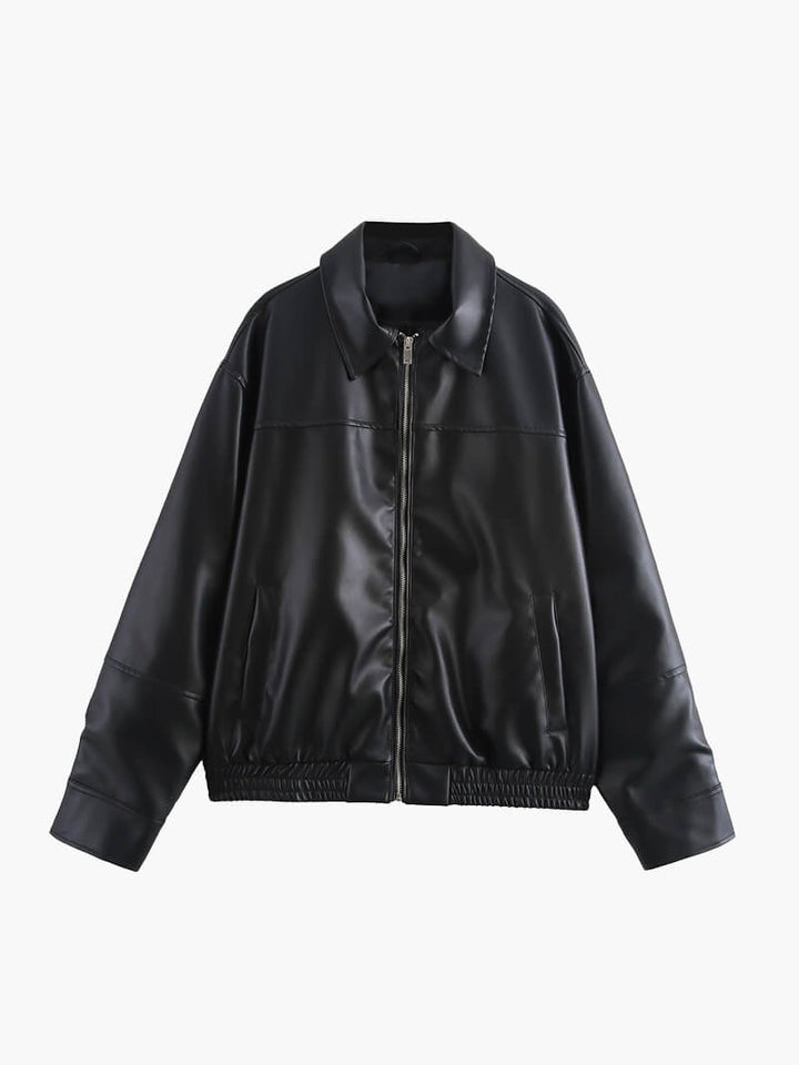 Lilli | Synthetic Leather Jacket