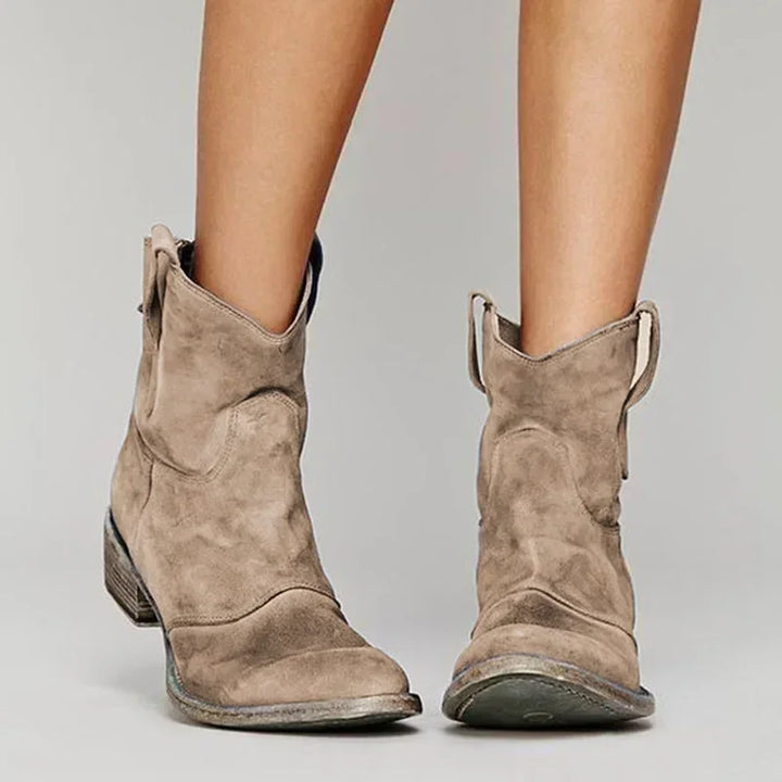 Tessa™ | Vintage-Inspired Western Ankle Boots
