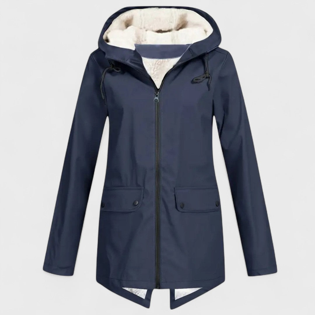 Astrid | Fleece-Lined Rain Parka