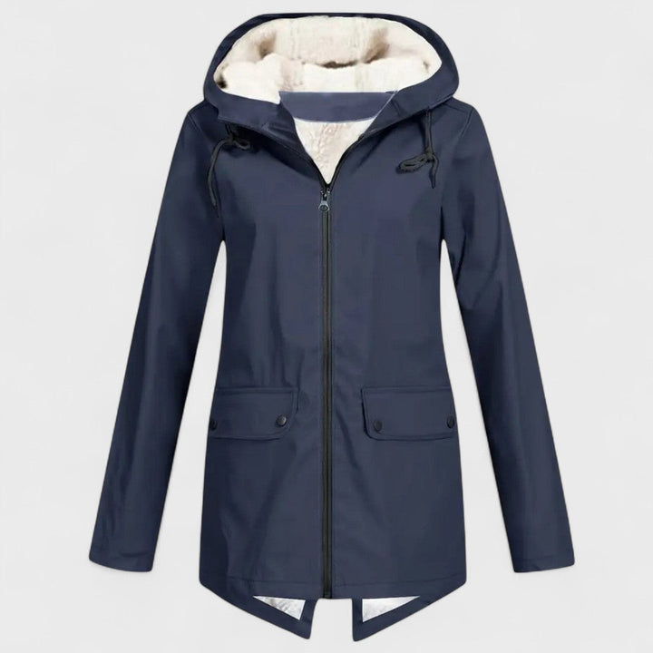 Astrid | Fleece-Lined Rain Parka