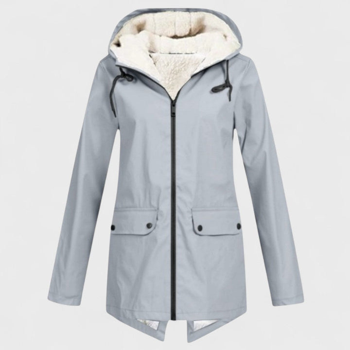 Astrid | Fleece-Lined Rain Parka