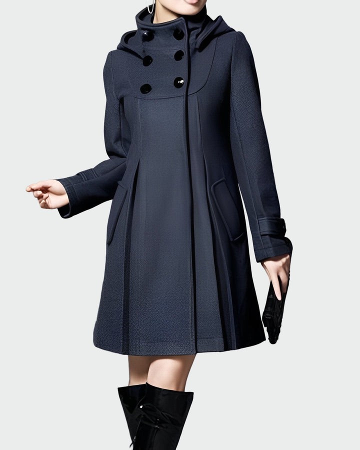 Jocelyn | Hooded Coat with Collar