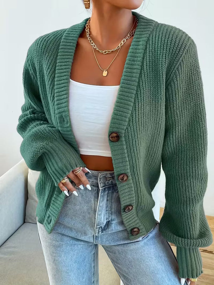 Eleanor™| Cozy Knit Button Cardigan