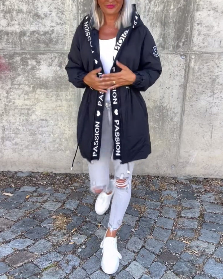 Antoinette - Hoodie-Style Zip-Up Jacket